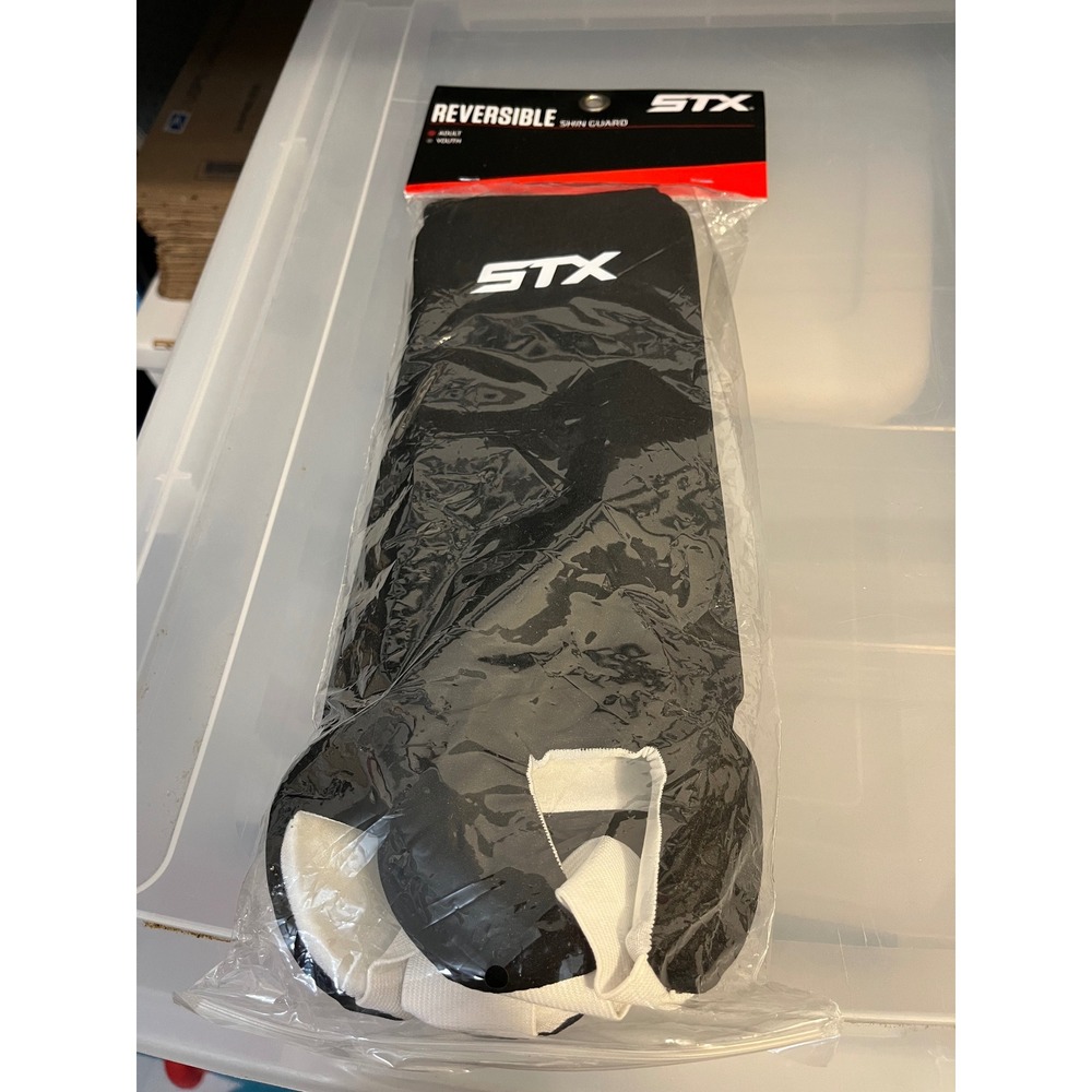 STX Reversible Shin Guard Black White Home Away FH727 BW/SX DK New